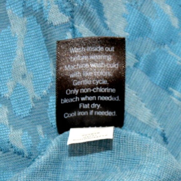 Simply Vera Vera Wang Women’s Blue Short Sleeve Tie Front Blouse - Size: Large - Picture 10 of 10